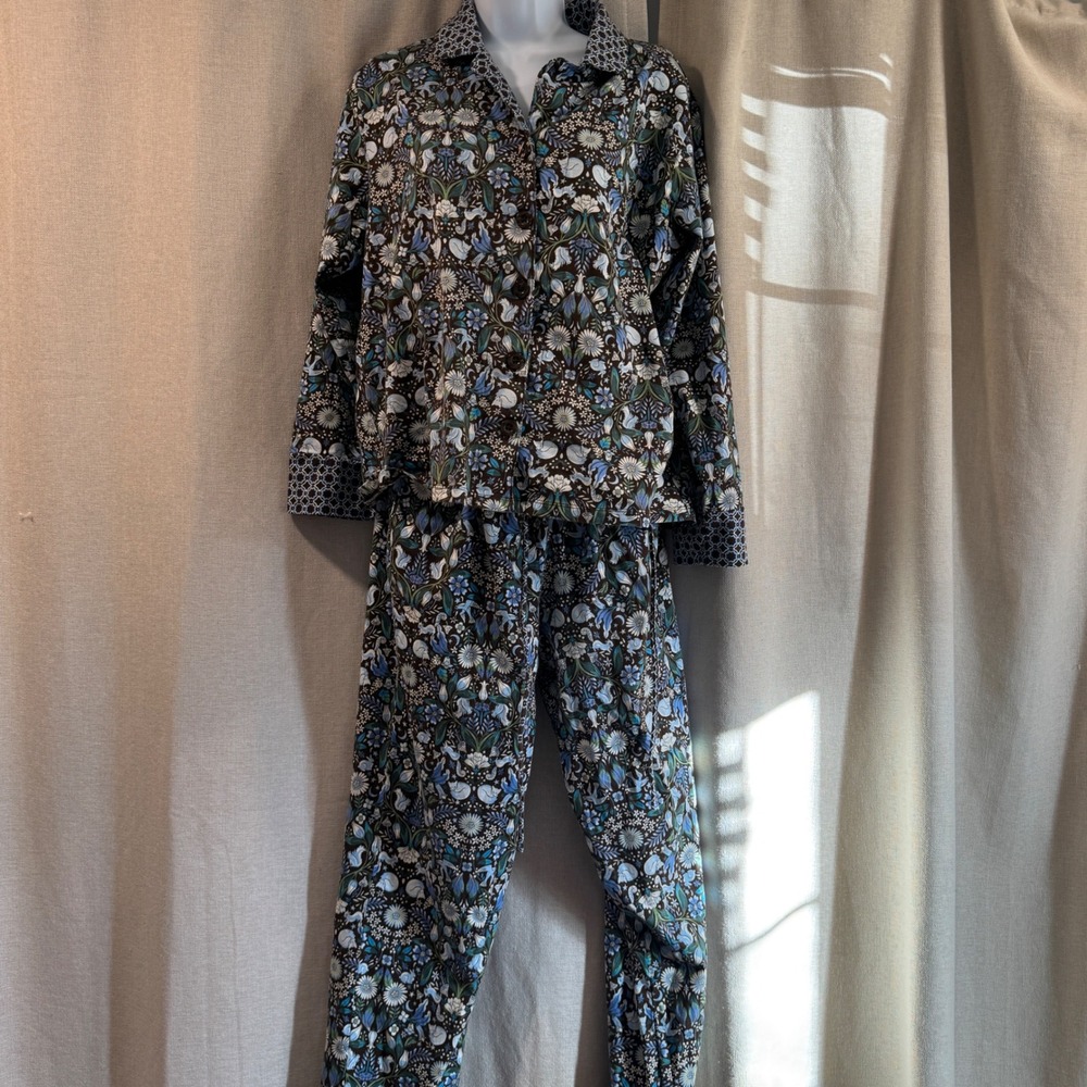 Vera Bradley Women's Floral Print Pajama Set Sleepwear Loungewear